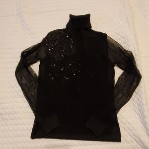 Black Turtleneck Sweater